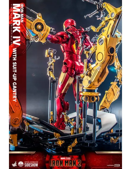 Iron Man Mark Iv With Suit Up Gantry Cm Quarter Scale