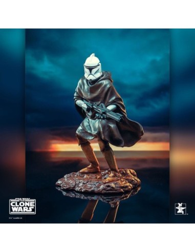 Star Wars: The Clone Wars Statue 1/7 Hawkbat Battalion Clone Trooper 2019 Premier Guild Membership Gift 25 cm  GENTLE GIANT