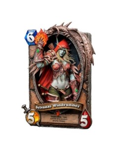 Hearthstone 3D Art Frame Statue Sylvanas Windrunner 31 cm