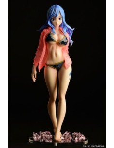 Fairy Tail Statue 1/6 Jubia Lokser Gravure_Stylesee-through wet shirt Black Bikini!! 25 cm  Orca Toys