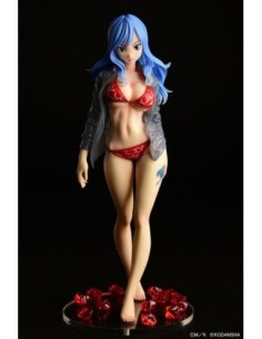 Fairy Tail Statue 1/6 Jubia Lokser Gravure_Stylesee-through wet shirt Red Bikini!! 25 cm  Orca Toys