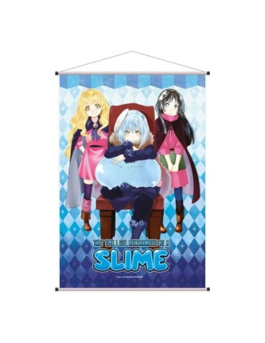 That Time I Got Reincarnated as a Slime Wallscroll Rimuru, Alice, Chloe 60 x 90 cm  Sakami Merchandise