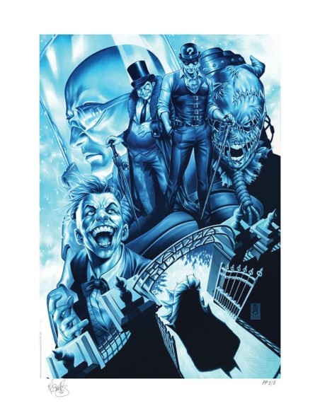 DC Comics Art Print The Gates of Arkham 46 x 61 cm - unframed