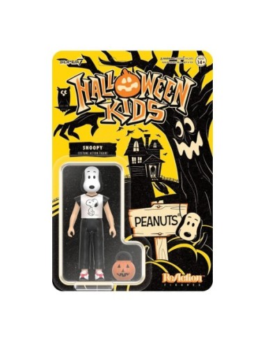 Peanuts Halloween Kids ReAction Action Figure Snoopy Boy 10 cm  Super7