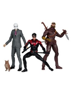 DC Multiverse Action Figure 3-Pack Nightwing vs. Talon & Owl (Batman: The Court of Owls) (Gold Label) 18 cm  McFarlane Toys