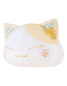 Nemuneko Cat Plush Figure Rape Flower Pattern Ear Decoration Yellow Color Ver. 30 cm