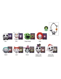 Nightmare before Christmas Charm PVC Bag Clips Display (24)