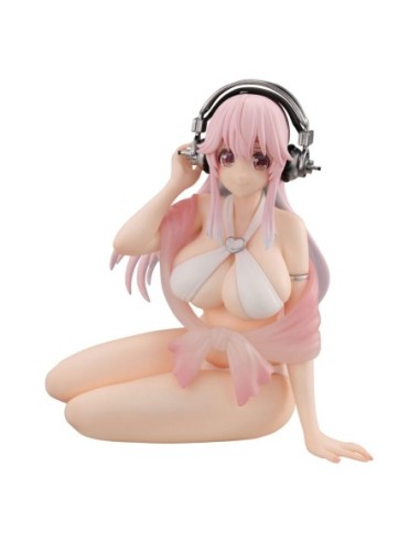 Super Sonico Noodle Stopper PVC Statue Super Sonico Summer Memories Ver. 11 cm