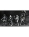 Universal Monsters x Teenage Mutant Ninja Turtles Action Figures 4-Pack Turtles Black & White 18 cm  Neca