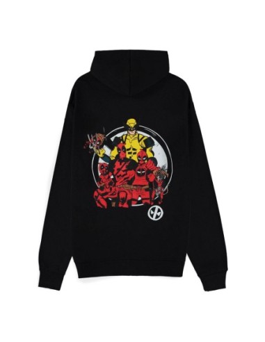 Deadpool Zipper Hoodie Sweater Family Portrait  Difuzed