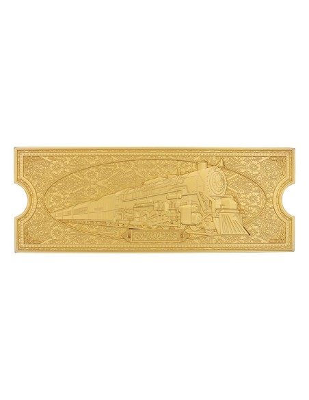 Polar Express Replica Train Ticket 24k Gold Plated Limited Edition