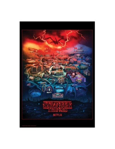 Stranger Things Art Print Limited Edition 42 x 30 cm