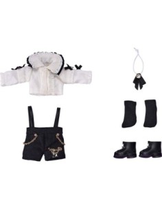 Nendoroid Accessories for Nendoroid Doll Figures Outfit Set: Suspender Shorts Set (White & Black)