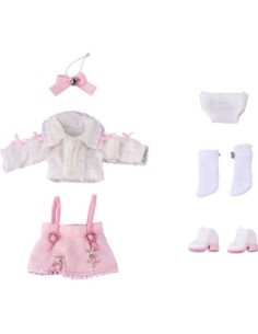 Nendoroid Accessories for Nendoroid Doll Figures Outfit Set: Suspender Skirt Set (White & Pink)