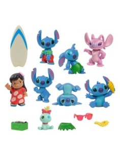 Lilo & Stitch Mini Figure 8-Pack Stitch Deluxe Figure Set 7 cm  Just Play