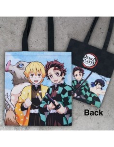 Demon Slayer: Kimetsu no Yaiba Tote Bag Inosuke, Zenitsu, Tanjiro