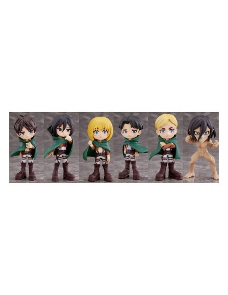 Attack On Titan Anime Series Mini Figures 9 cm Display (6)