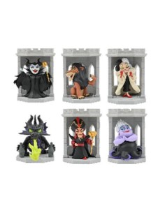 Disney Villains Hero Box Tower Series Mini Figures 8 cm Display (6)