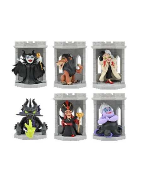 Disney Villains Hero Box Tower Series Mini Figures 8 cm Display (6)