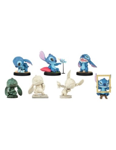 Lilo & Stitch Hero Box Art Gallery Series Mini Figures 8 cm Display (6)  YuMe Toys