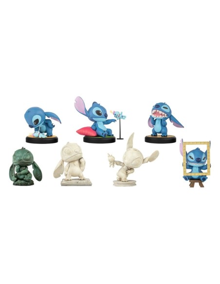 Lilo & Stitch Hero Box Art Gallery Series Mini Figures 8 cm Display (6)