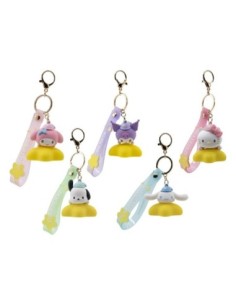 Sanrio Light-Up Star Series Keychain with Hand Strap Hello Kitty and Friends Display (12)