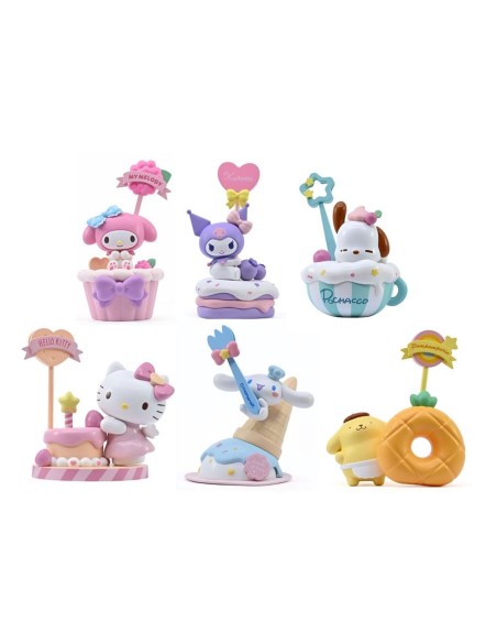 Sanrio Memo Stand Party Time Series Mini Figures Hello Kitty and Friends 5 cm Display (12)