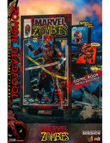 Marvel Zombie Deadpool Comic Masterpiece Action Figure 1/6 31 cm