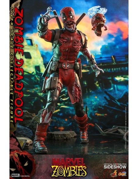 Marvel Zombie Deadpool Comic Masterpiece Action Figure 1/6 31 cm