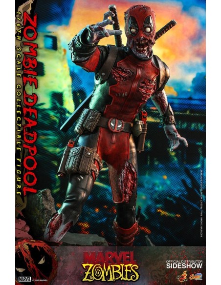 Marvel Zombie Deadpool Comic Masterpiece Action Figure 1/6 31 cm