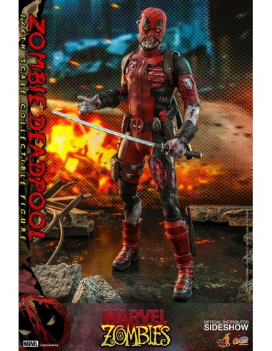 Marvel Zombie Deadpool Comic Masterpiece Action Figure 1/6 31 cm