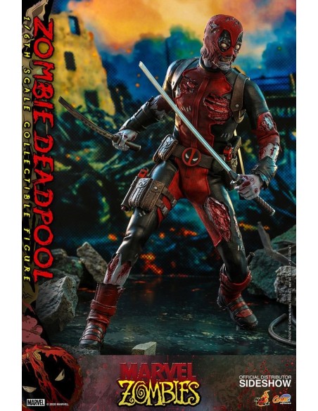 Marvel Zombie Deadpool Comic Masterpiece Action Figure 1/6 31 cm