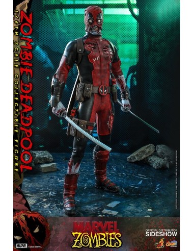 Marvel Zombie Deadpool Comic Masterpiece Action Figure 1/6 31 cm