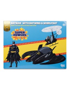 DC Pack of 3: Batman Black Suit The Whirly & The Batwing  Gold Label SDCC 13 cm  McFarlane Toys