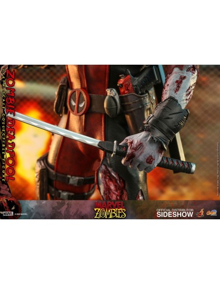 Marvel Zombie Deadpool Comic Masterpiece Action Figure 1/6 31 cm