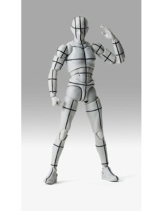 S.H.Figuarts Action Figure Body-Kun Sports Edition Wire Frame (Gray Color Ver.) 15 cm  Bandai Tamashii Nations