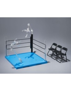 Tamashii Stage Action Figure Accessory Act Ring Corner & Folding Chair Set Neutral Ver.  Bandai Tamashii Nations