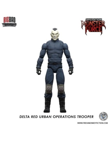 Operation: Monster Force Action Figure 1/12 Delta Red Urban Operations Trooper 15 cm  BigBadWorkshop