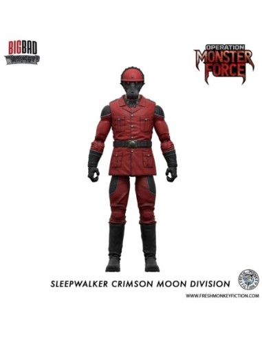 Operation: Monster Force Action Figure 1/12 Sleepwalker Crimson Moon Division 15 cm  BigBadWorkshop