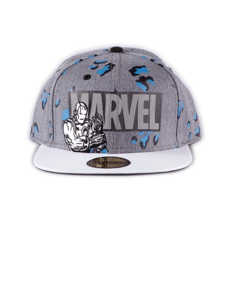 Marvel Snapback Cap Logo Retro Classic AOP