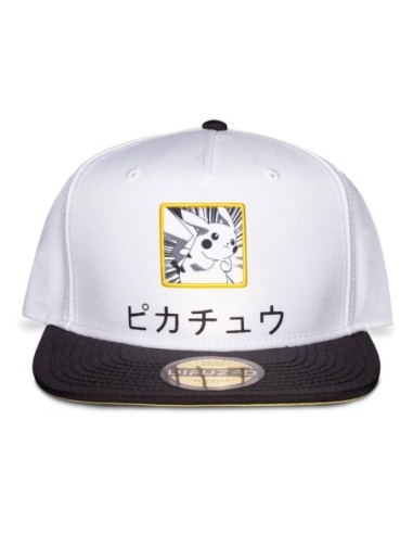 Pokémon Snapback Cap Pikachu Black, White, Yellow