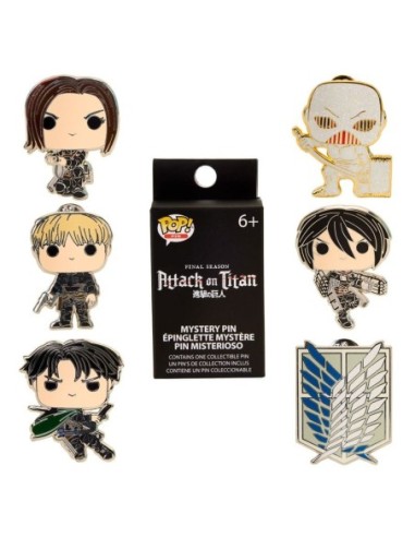 Attack on Titan Loungefly Enamel Pins Blind S4 Character Display (12)