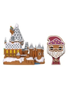 Harry Potter POP! Town Vinyl Figure Dumbledore & Hogwarts 9 cm  Funko