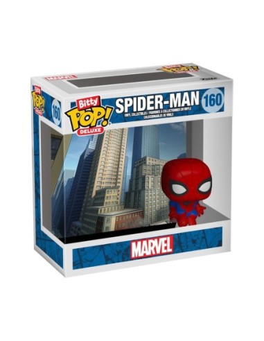 Spider-Man Bitty POP! Deluxe Vinyl Figure Spider-Man(Cityscape) Display (12) 2,5 cm  Funko