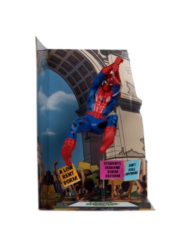 Marvel Collection PVC Statue 1/10 Spider-Man & Scene Gold Label (The Amazing Spider-Man 68) 15 cm