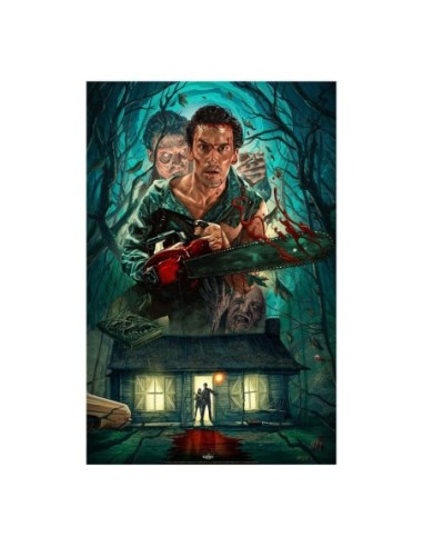 Evil Dead 2: Dead by Dawn Art Print Ash Williams 46 x 61 cm - unframed  Sideshow Collectibles