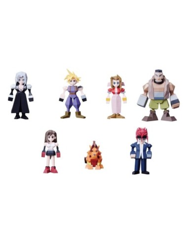 Final Fantasy VII Polygon Figures Vol. 1 6 cm Assortment (8)