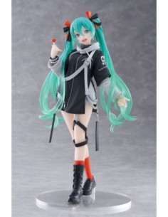 Hatsune Miku Wonderland PVC Statue Fashion Punk Ver. 18 cm