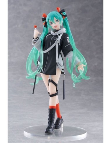 Hatsune Miku Wonderland PVC Statue Fashion Punk Ver. 18 cm  Taito Prize