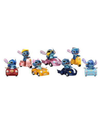 Lilo & Stitch Zoom Hero Pullback Vehicles with Figures Stitch Assortment (12)